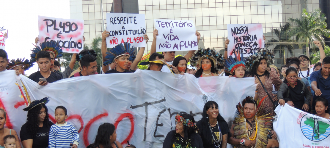 Protesto indígena 